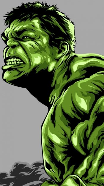 Comic Hulk Phone Wallpaper