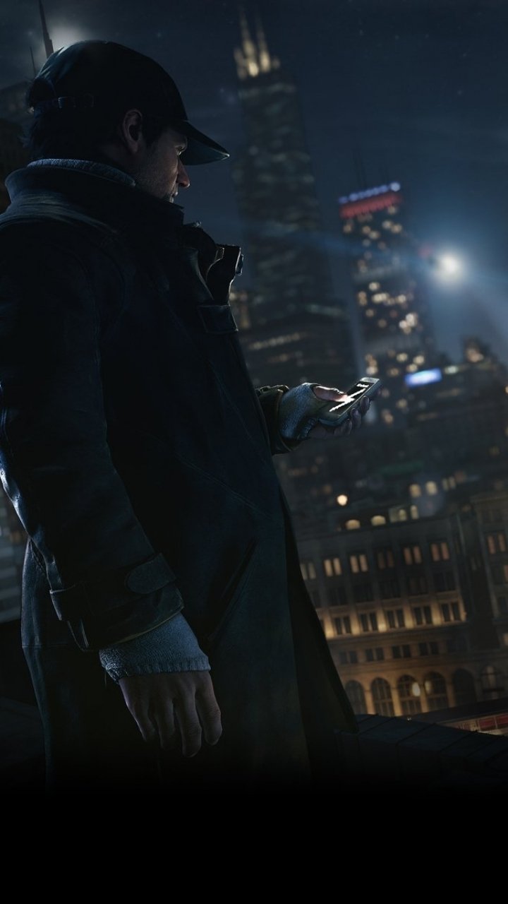 Download Aiden Pearce Video Game Watch Dogs Phone Wallpaper