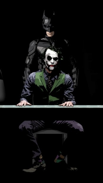 Batman Joker Comic The Dark Knight Phone Wallpaper