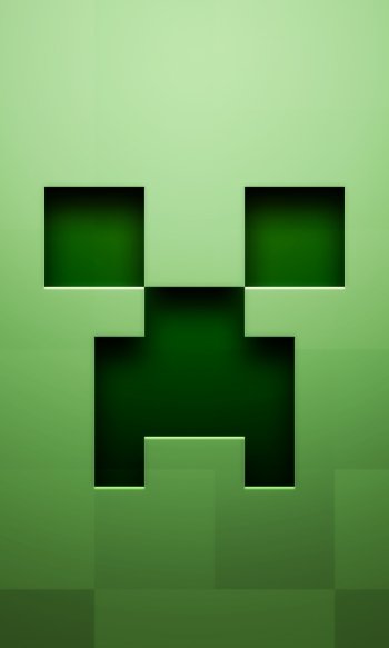 Creeper (Minecraft) Mojang video game Minecraft Phone Wallpaper