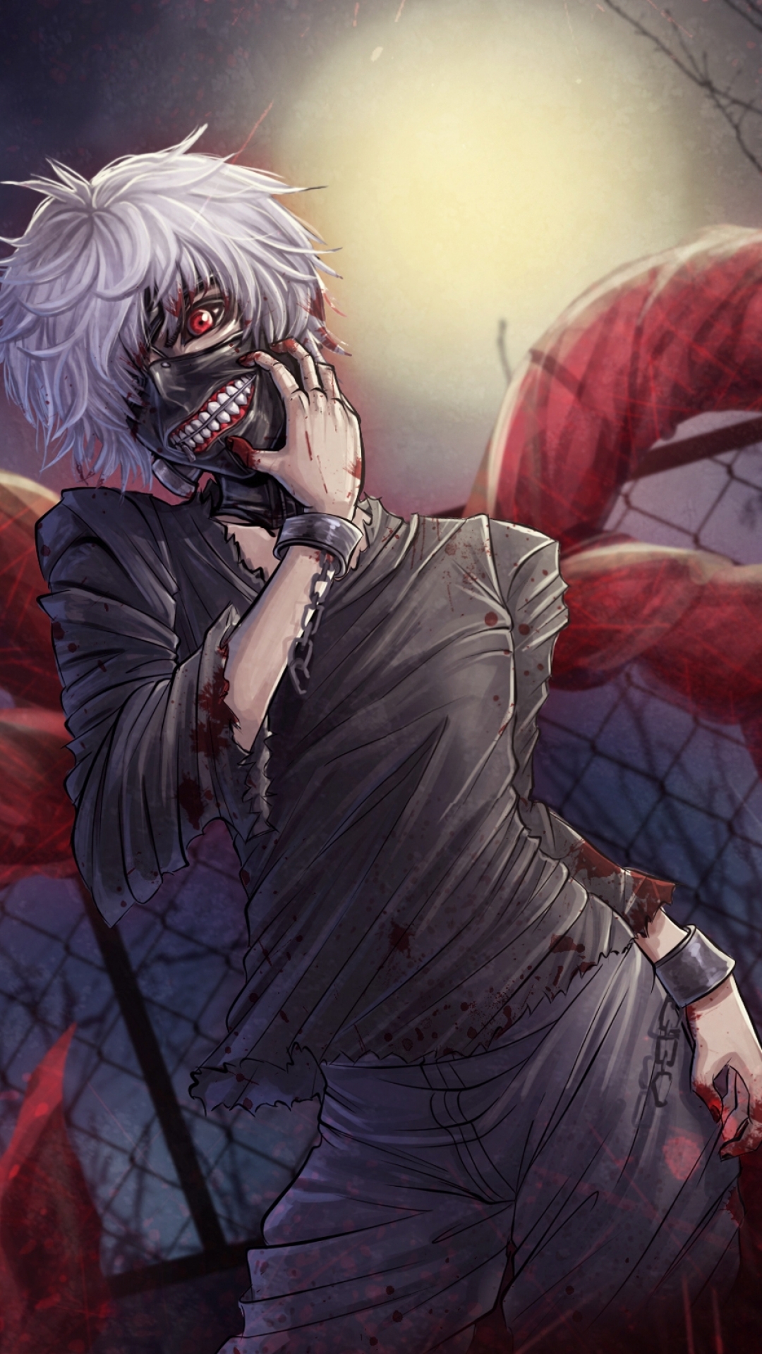 750x1334 Tokyo Ghoul Anime Digital Art iPhone 6, iPhone 6S, iPhone