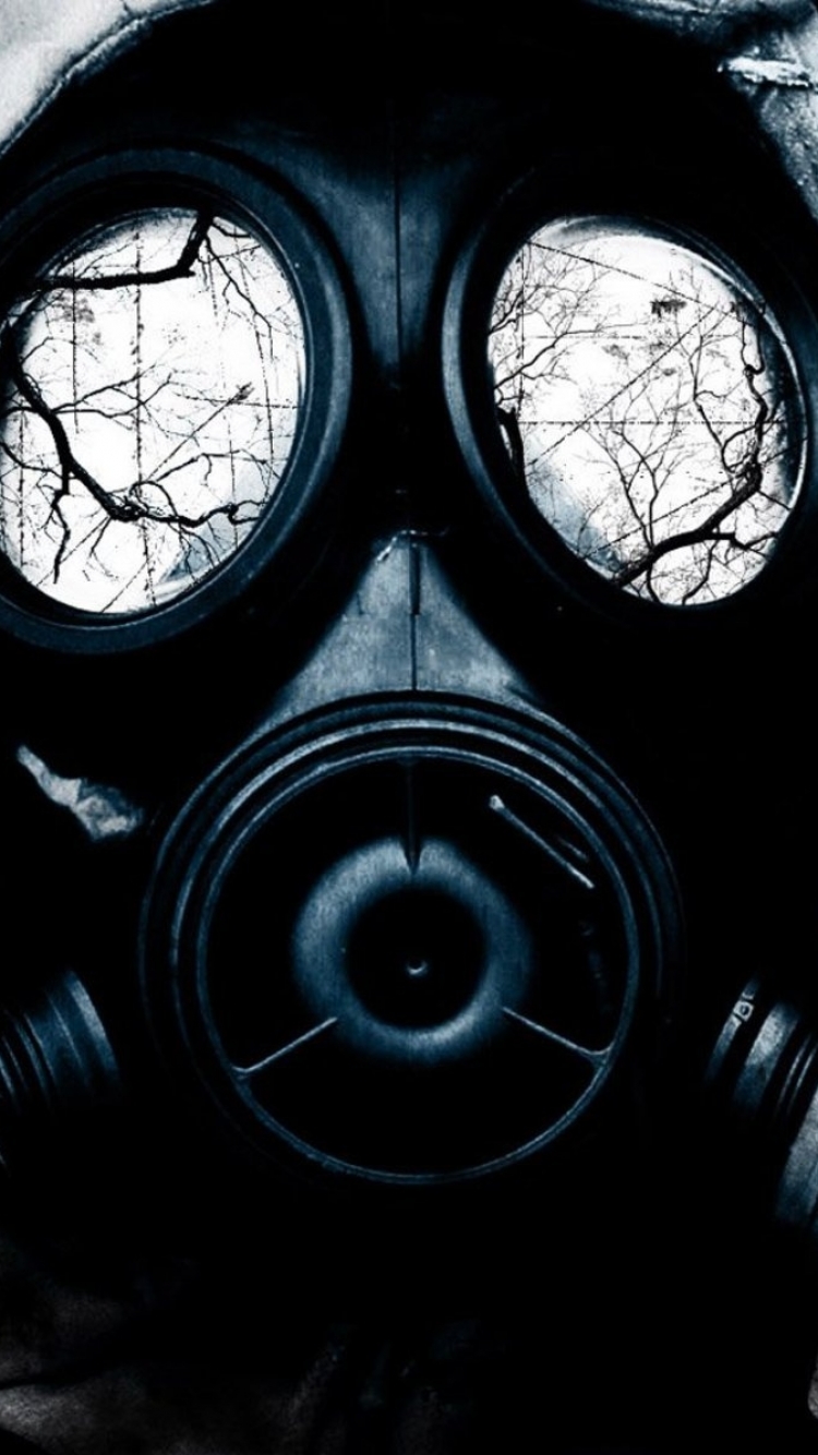 Gas Mask Phone Wallpaper - Mobile Abyss