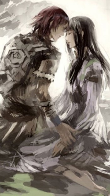 Romantic artistic Shadow of the Colossus Phone Wallpaper