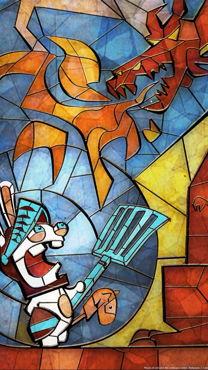 Rayman Raving Rabbids Phone Wallpaper