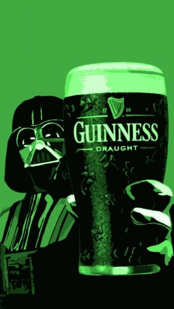Darth Vader beer funny Star Wars Phone Wallpaper