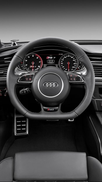 Audi vehicle Audi RS7 Phone Wallpaper