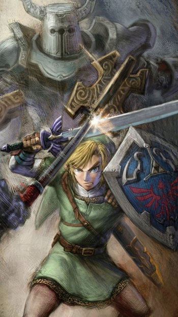 video game The Legend of Zelda Phone Wallpaper
