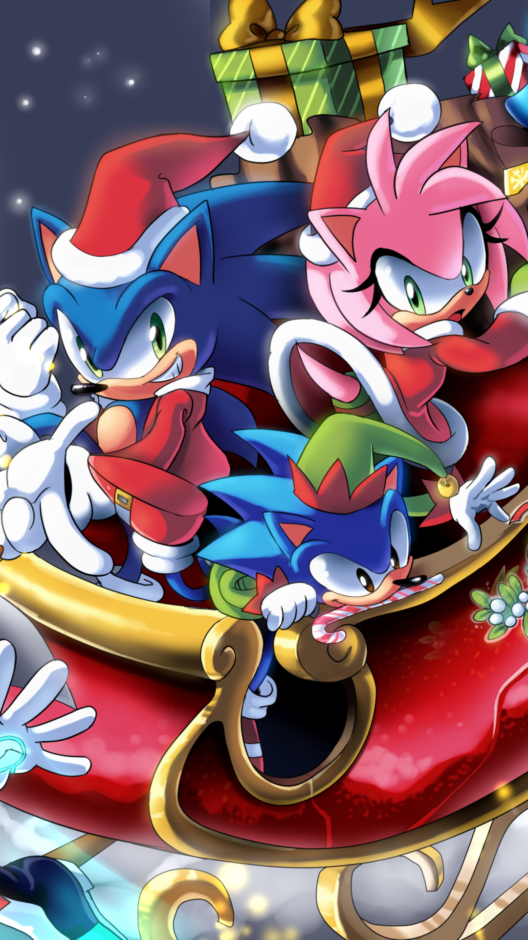 Sonic the Hedgehog Phone Wallpaper by Drawloverlala