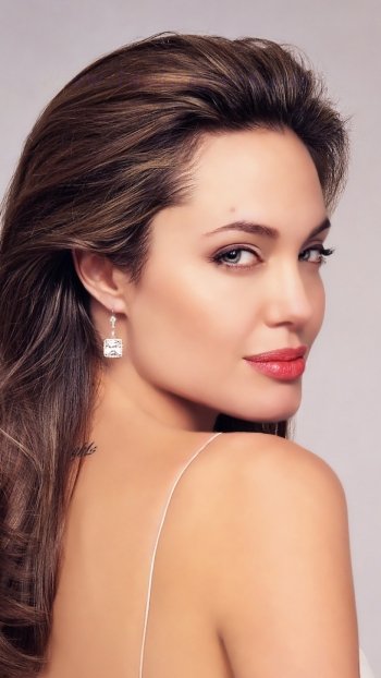 Celebrity Angelina Jolie Phone Wallpaper