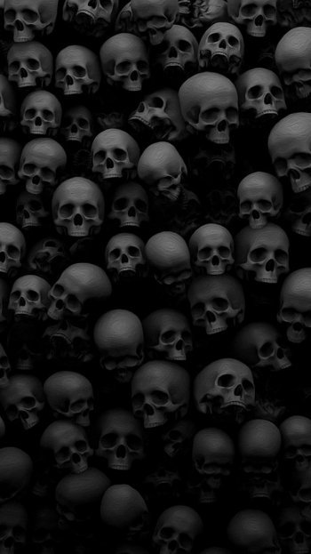 dark skull Phone Wallpaper