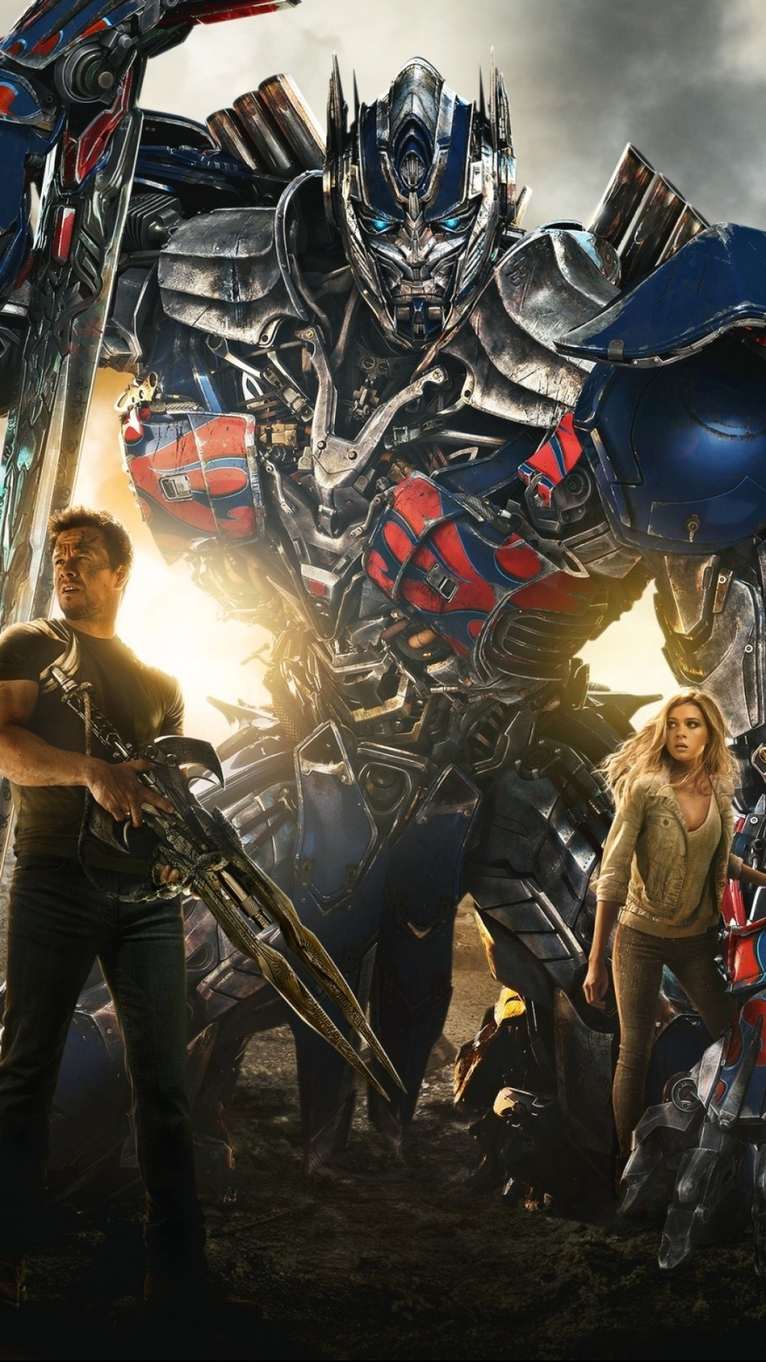 Download Optimus Prime Movie Transformers: Age Of Extinction Phone Wallpaper