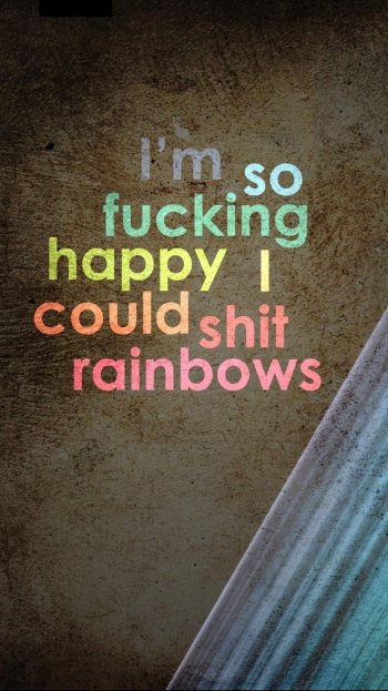 colorful rainbow funny Phone Wallpaper
