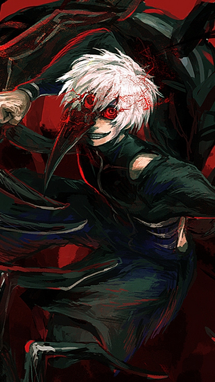 Anime Tokyo Ghoul Phone Wallpaper by くろこ (pixiv)