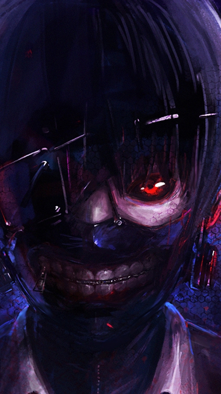 Tokyo Ghoul Cellphone Wallpaper Ver B by Animatixsanimatixian on