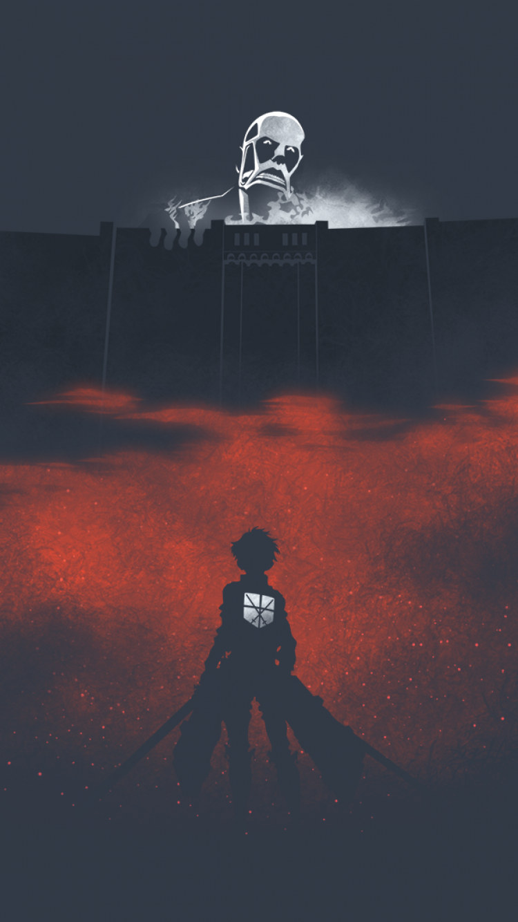 Anime Attack On Titan Phone Wallpaper by Chris Lejman