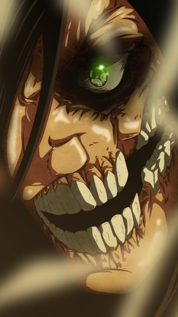 Download Eren Yeager Anime Attack On Titan Phone Wallpaper