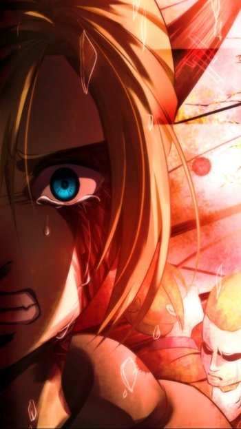 Annie Leonhart Eren Yeager Anime Attack on Titan Phone Wallpaper
