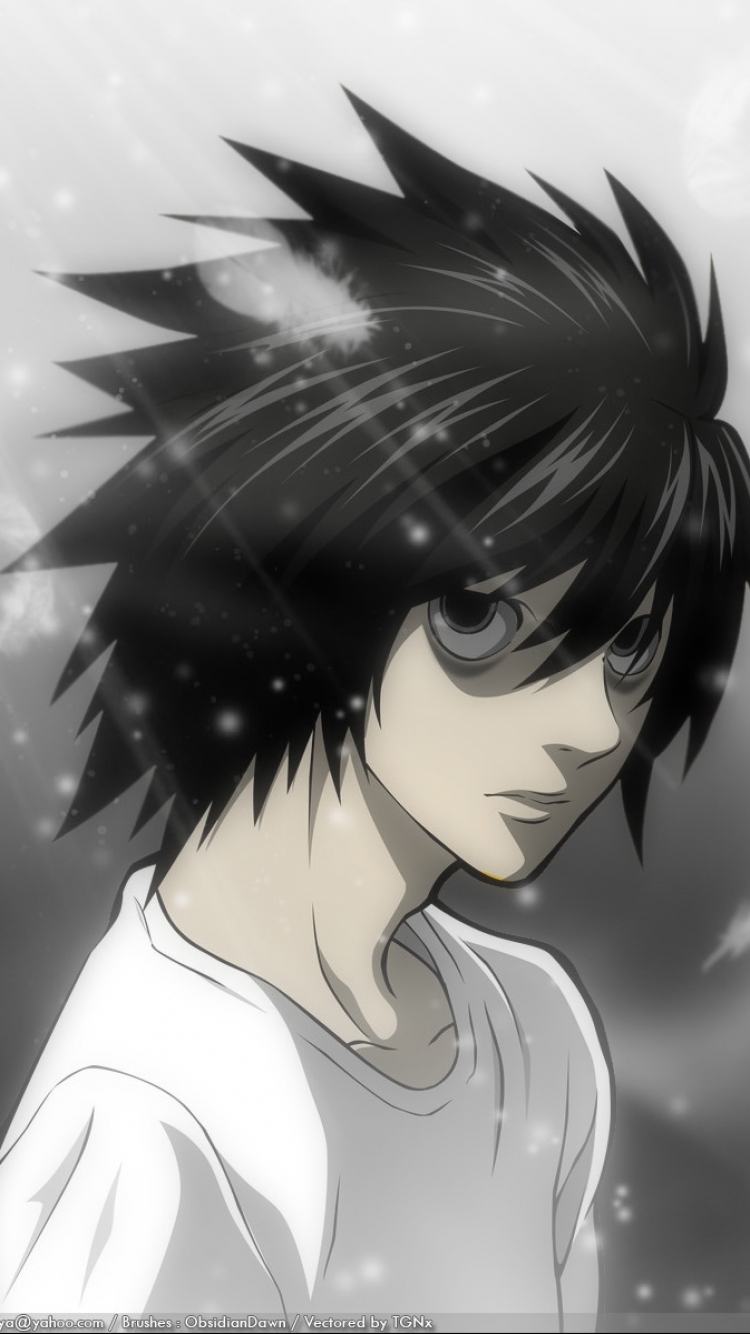 Anime Death Note Phone Wallpaper by Morrow - Mobile Abyss