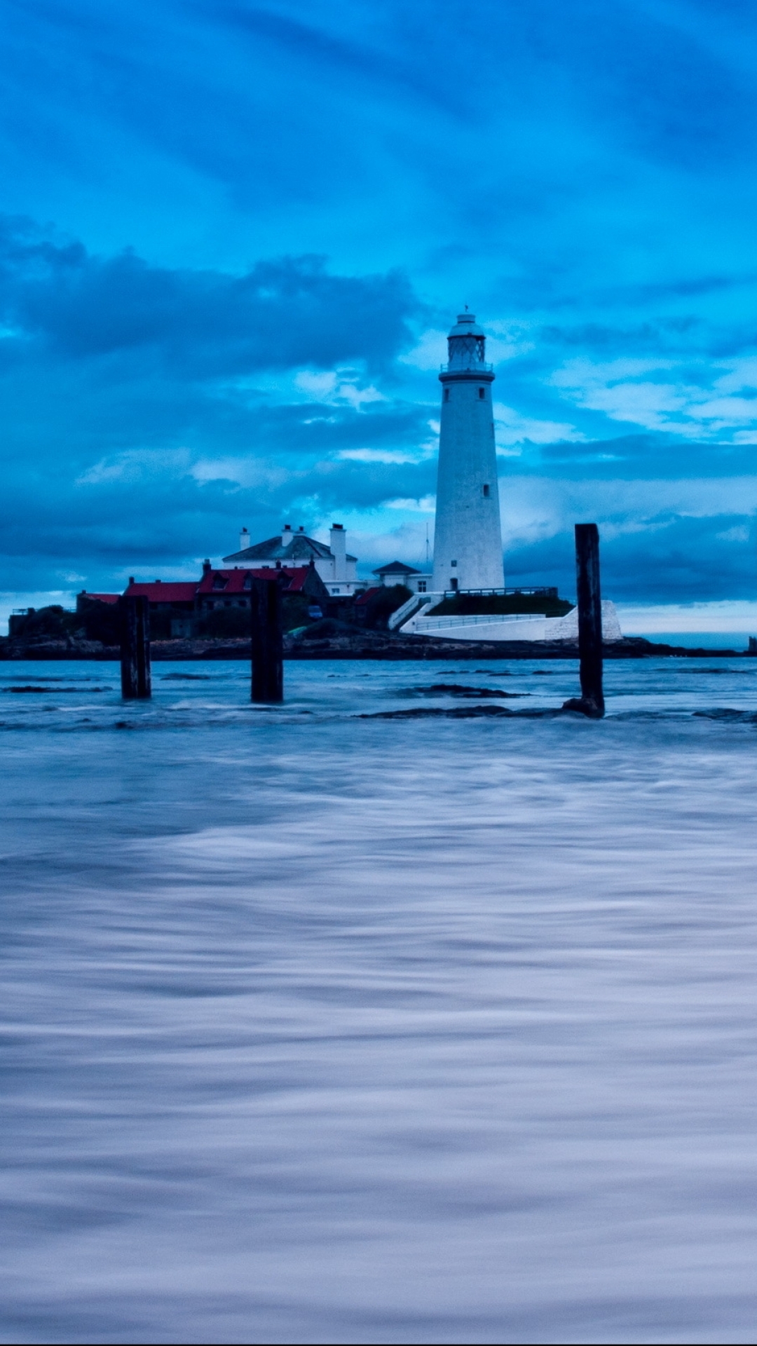 Download Man Made Lighthouse Phone Wallpaper - Mobile Abyss