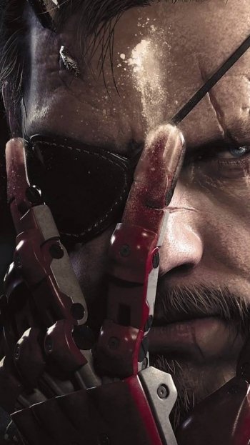 Solid Snake video game Metal Gear Solid V: The Phantom Pain Phone Wallpaper