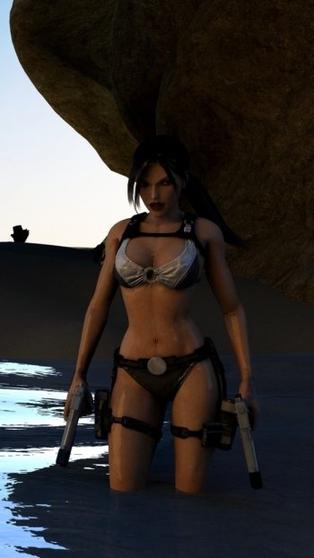 Lara Croft video game Tomb Raider Phone Wallpaper