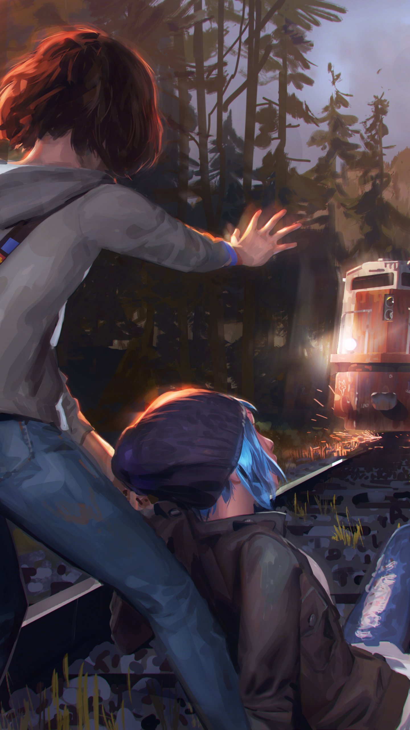 Download Chloe Price Max Caulfield Video Game Life Is Strange Phone Wallpaper