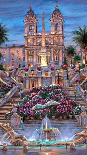 The Spanish Steps by Robert Finale