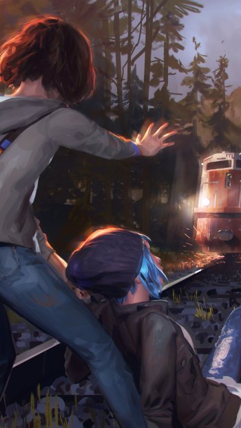 Chloe Price Max Caulfield video game Life Is Strange Phone Wallpaper