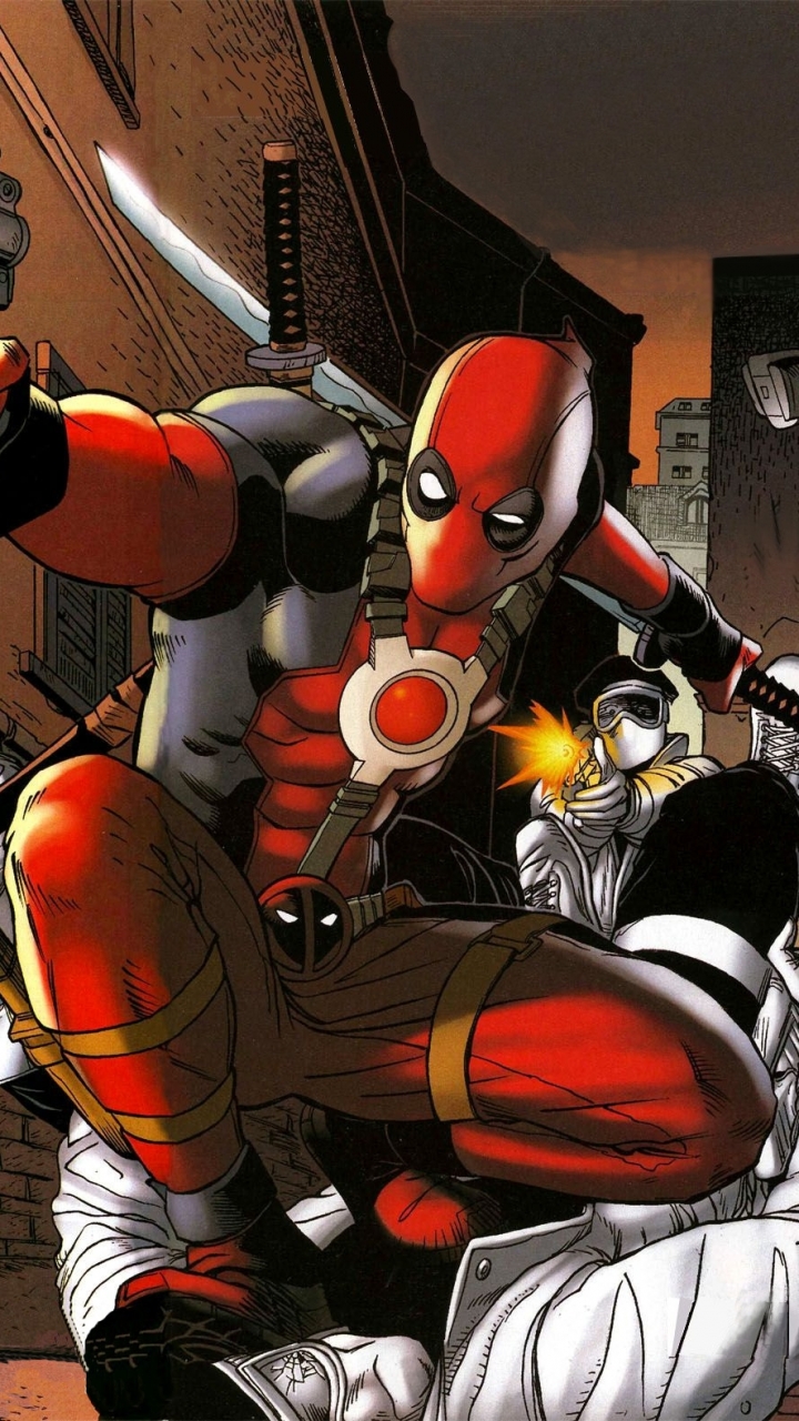 Download Comic Deadpool Phone Wallpaper - Mobile Abyss