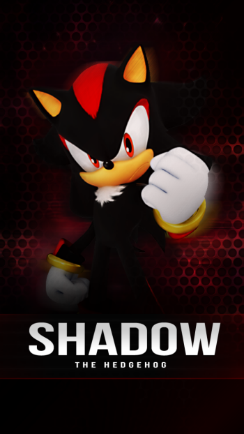 Shadow the Hedgehog video game Sonic & Sega All-Stars Racing Phone Wallpaper