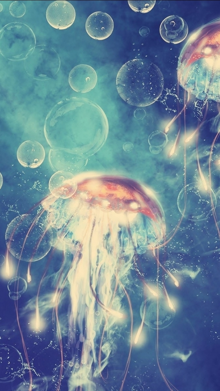 30+ Jellyfish Apple/iPhone 5 (640x1136) Wallpapers - Mobile Abyss