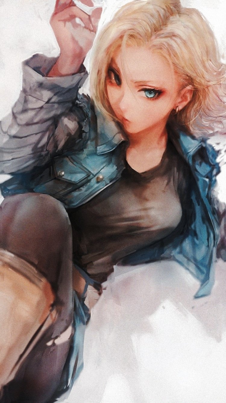 Download Android 18 (Dragon Ball) Anime Dragon Ball Z Phone Wallpaper