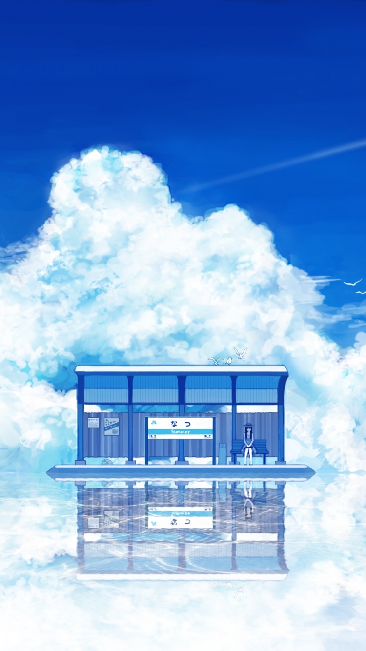 Anime landscape Wallpaper Download  MOONAZ
