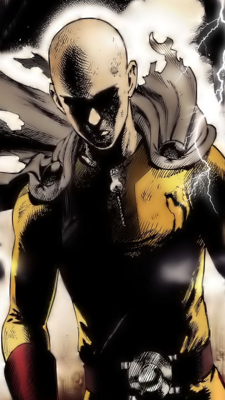 Anime, Saitama, OnePunch-Man, 720x1280 wallpaper