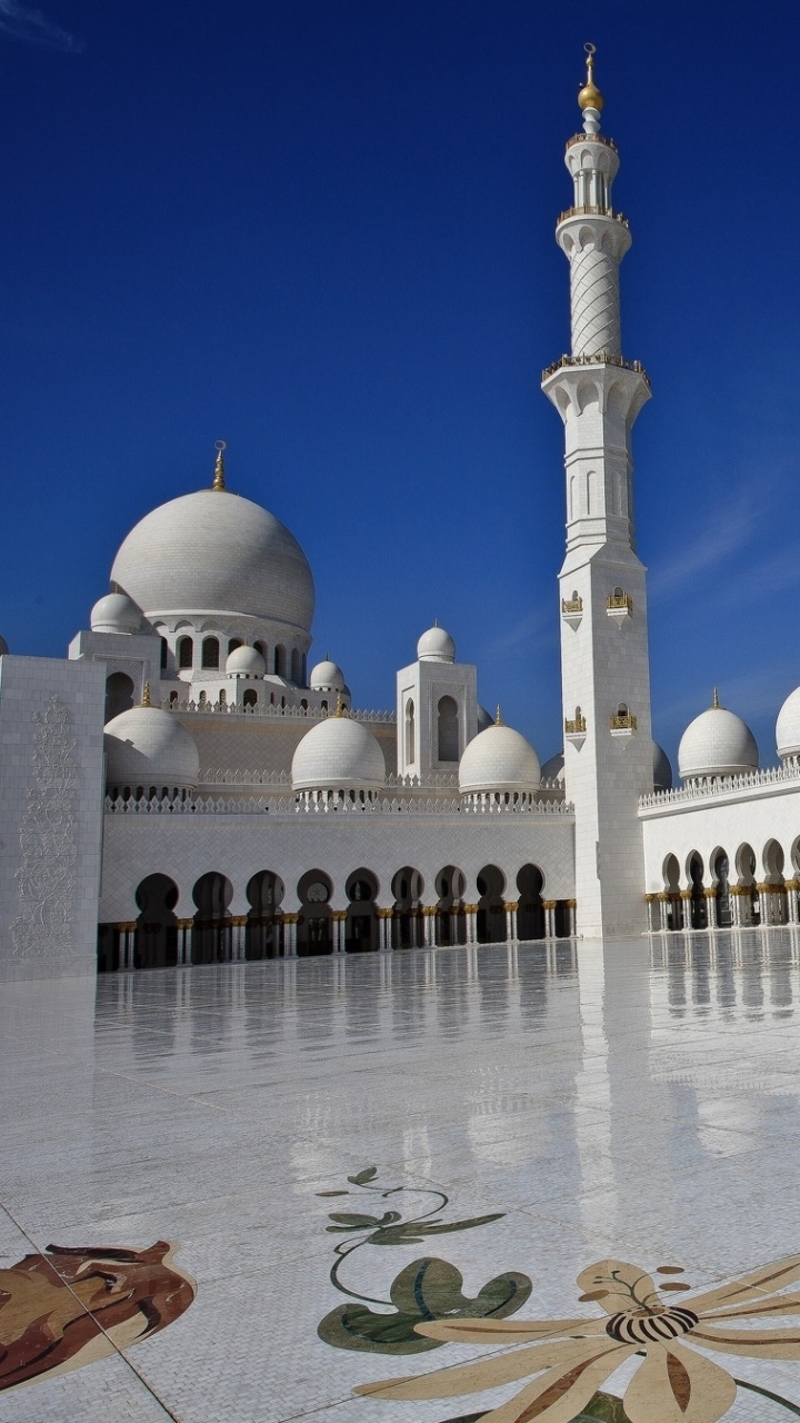 Sheikh Zayed Grand Mosque Phone Wallpaper - Mobile Abyss