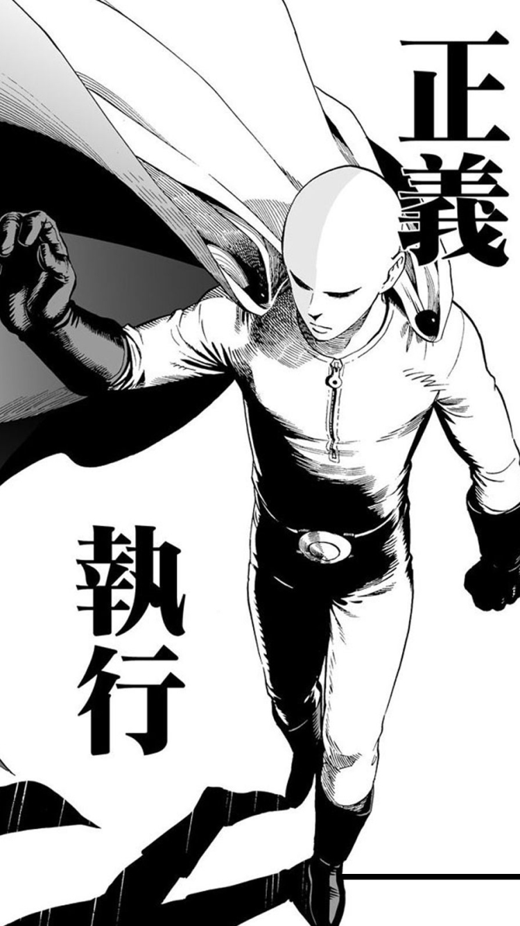 Saitama (One-Punch Man) Phone Wallpapers