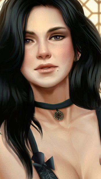 Yennefer of Vengerberg video game The Witcher 3: Wild Hunt Phone Wallpaper
