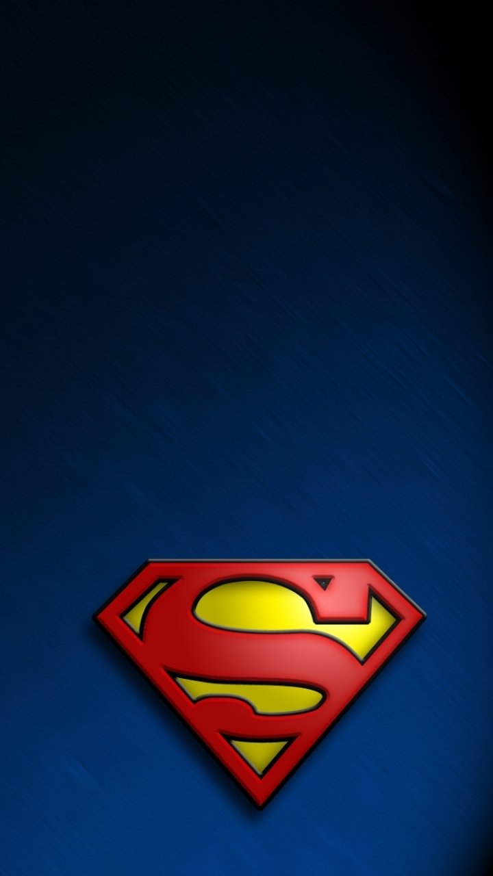 Download Superman Logo Comic Superman Phone Wallpaper