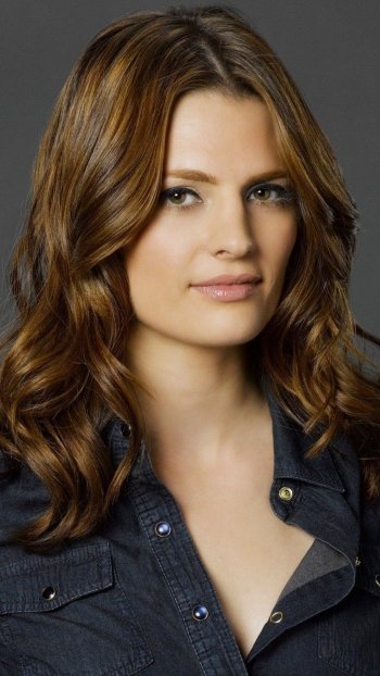 actress Canadian Celebrity Stana Katic Phone Wallpaper