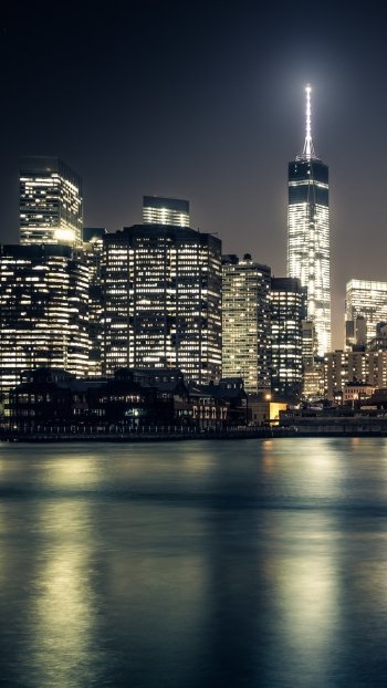 man made Manhattan Phone Wallpaper
