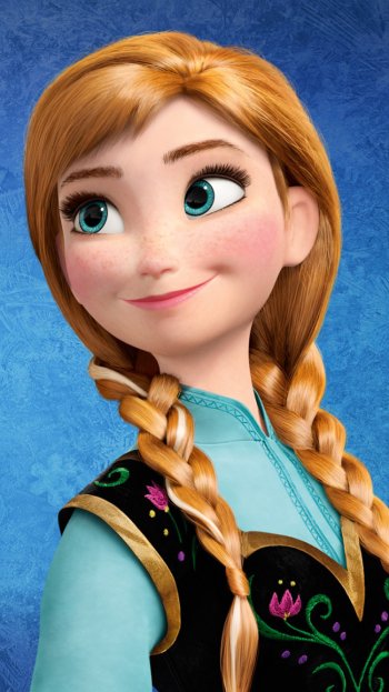Frozen (Movie) Anna (Frozen) movie Phone Wallpaper