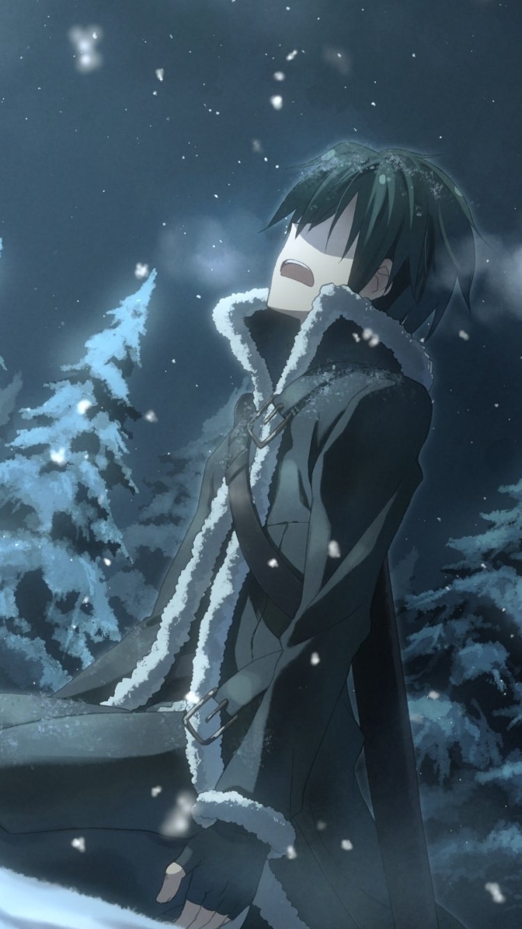 Download Kirito (Sword Art Online) Anime Sword Art Online Phone Wallpaper