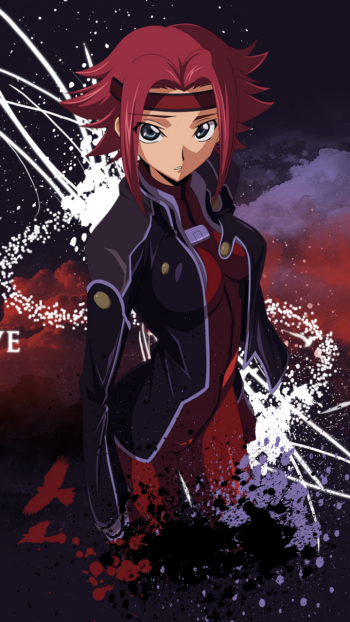 Kallen Kōzuki Anime Code Geass Phone Wallpaper