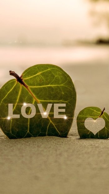  Artistic love on a beach by ThePixelman