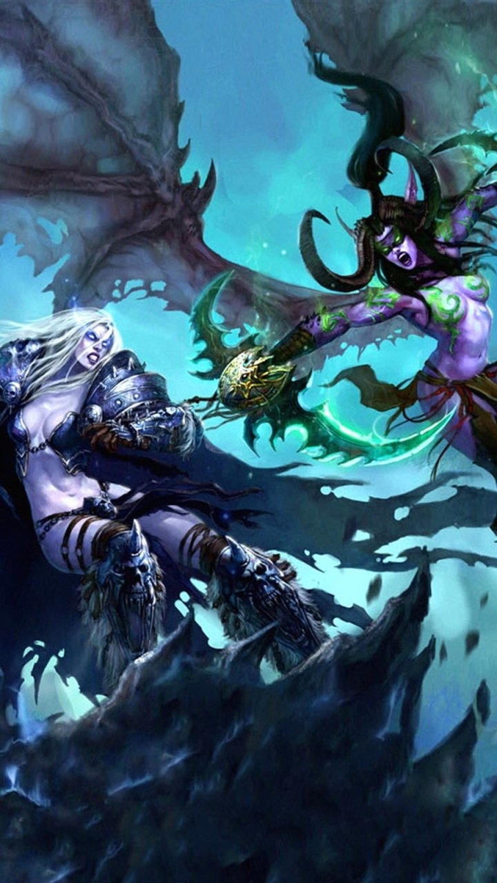 Download Illidan Stormrage World Of Warcraft Video Game Warcraft Phone Wallpaper