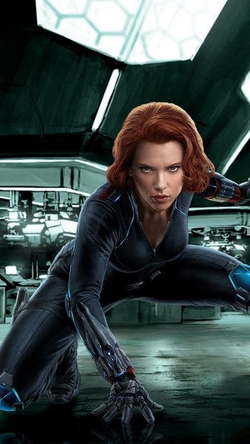 Black Widow Scarlett Johansson movie Avengers: Age of Ultron Phone Wallpaper