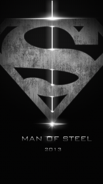 superman logo movie Man of Steel Phone Wallpaper