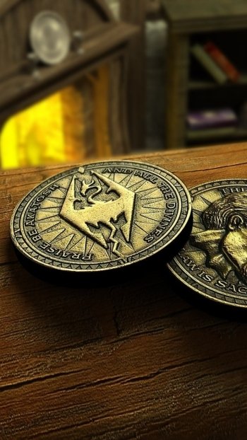coin money The Elder Scrolls video game The Elder Scrolls IV: Oblivion Phone Wallpaper