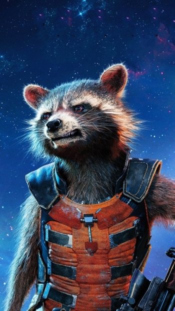 Rocket Raccoon movie Guardians of the Galaxy Phone Wallpaper