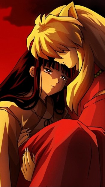 InuYasha (Character) Kikyô (InuYasha) Anime InuYasha Phone Wallpaper